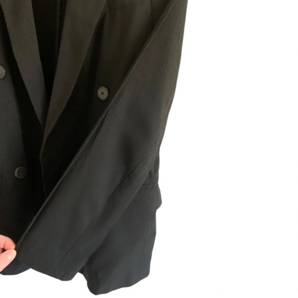 NWT Aritzia Babaton Black Wool Blend 1-01 Shao Jacket Blazer Size 2 - Picture 8 of 16